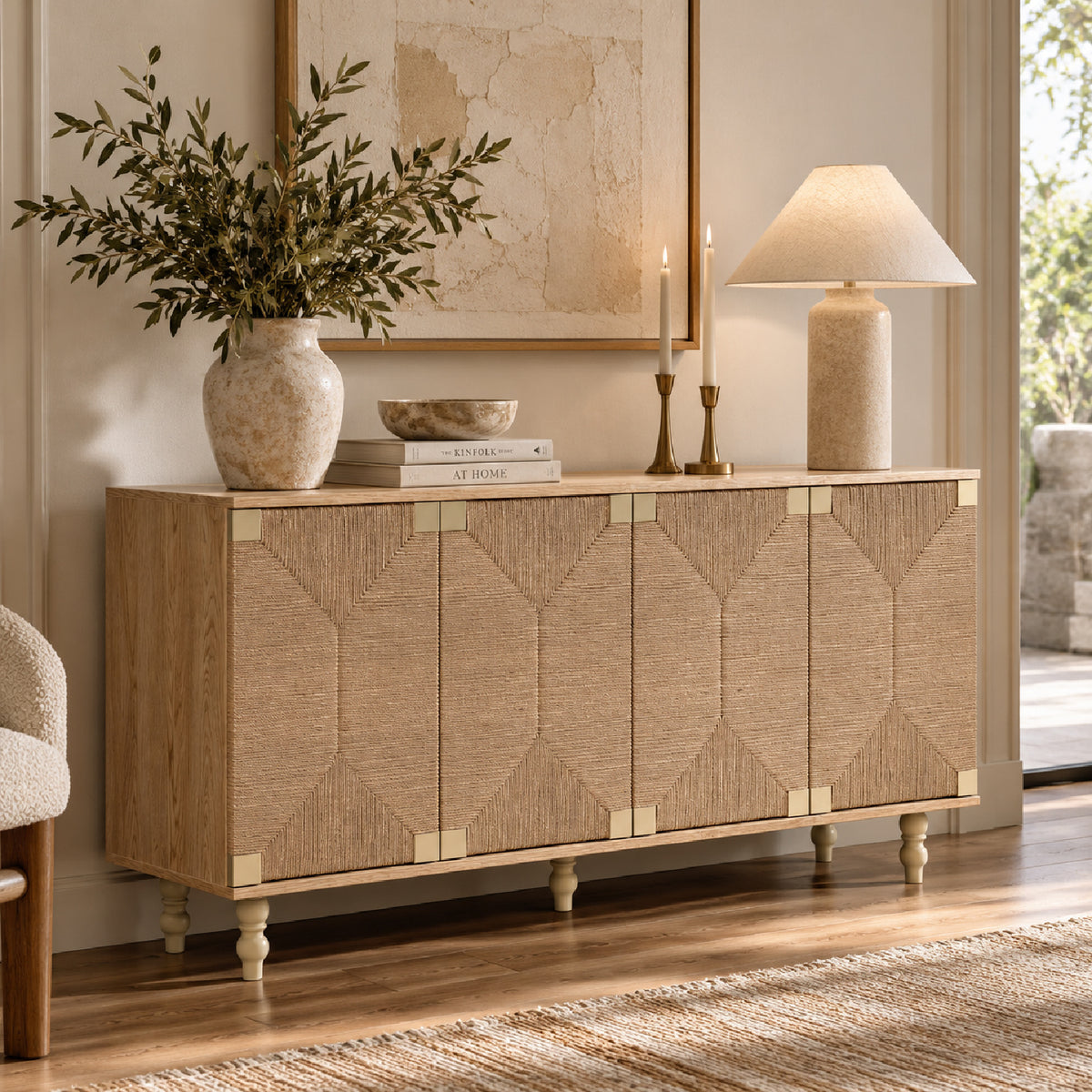 Natural Wire-Brushed Sideboard | Maison Naturelle