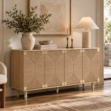 Natural Wire-Brushed Sideboard | Maison Naturelle