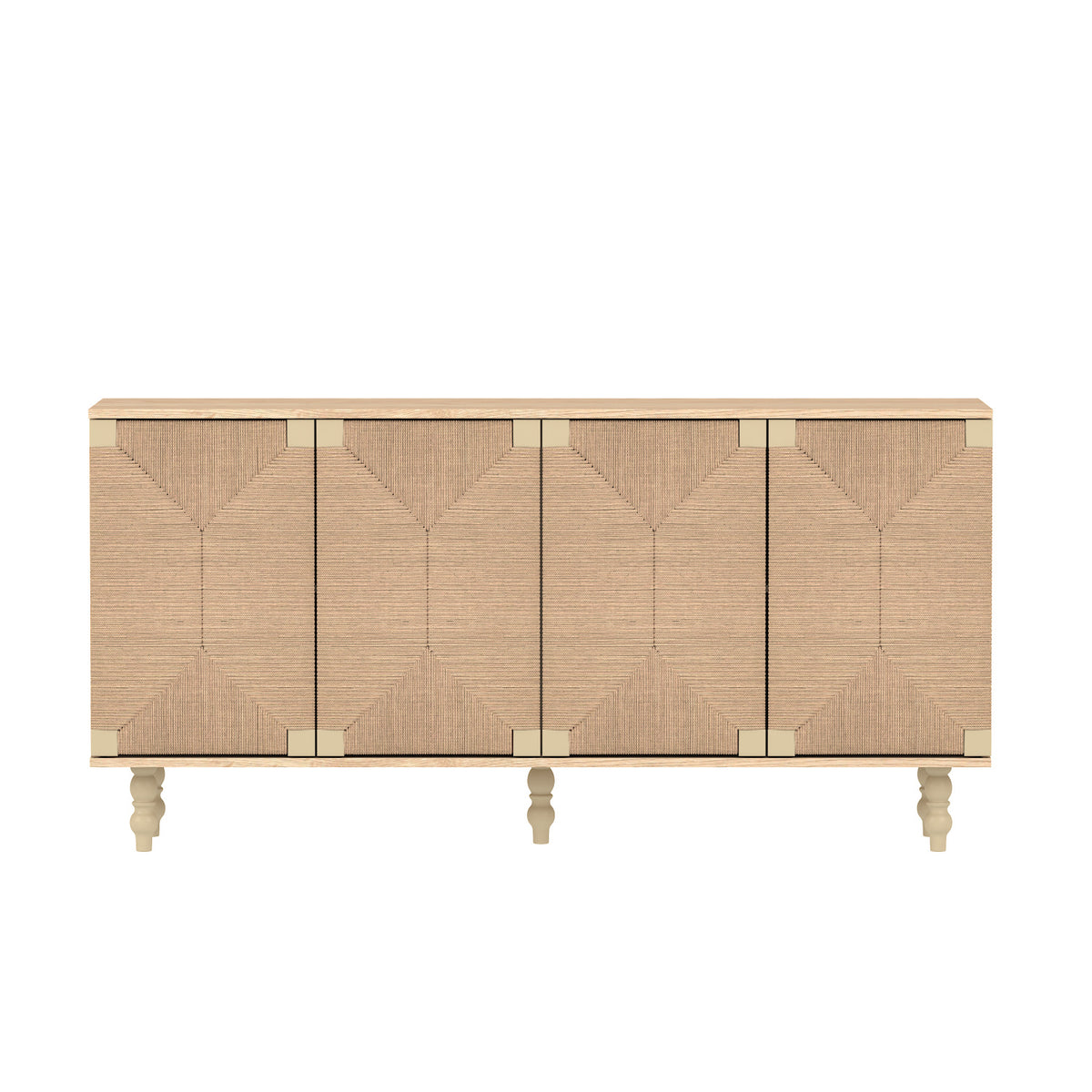 Modern European furniture - Natural Wire-Brushed Sideboard - www.oroa.com