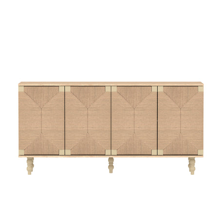 Modern European furniture - Natural Wire-Brushed Sideboard - www.oroa.com