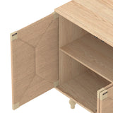 Modern European furniture - Natural Wire-Brushed Sideboard - www.oroa.com