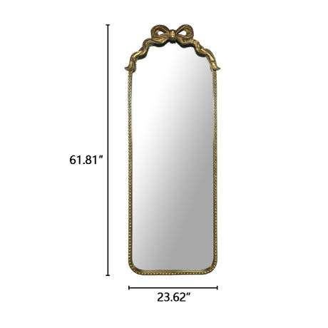 Gold Bow Full Length Wall Mirror | OROA Kids