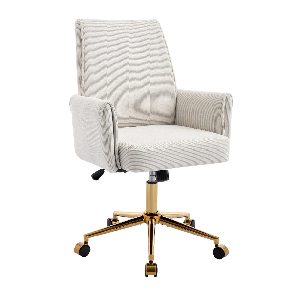 White Ergonomic Mid-Back Office Chair | OROA
