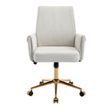 White Ergonomic Mid-Back Office Chair | OROA