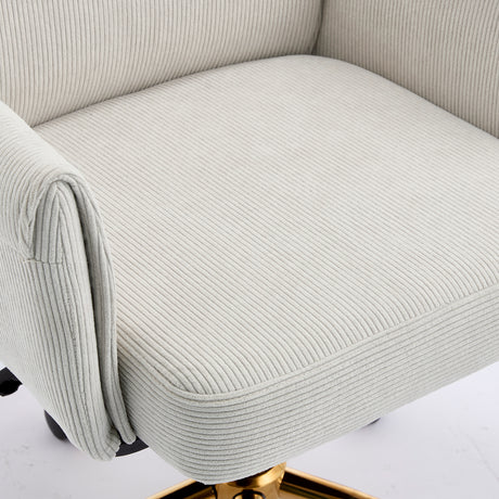 White Ergonomic Mid-Back Office Chair | OROA