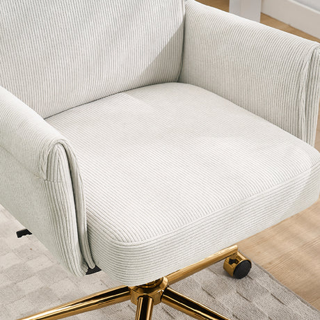 White Ergonomic Mid-Back Office Chair | OROA