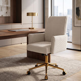 White Ergonomic Mid-Back Office Chair | OROA