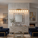 65" Gold 10-Light Vanity Wall Fixture | OROA