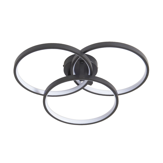 Modern European furniture - 3-Ring LED Ceiling Lamp - www.oroa.com