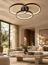 Modern European furniture - 3-Ring LED Ceiling Lamp - www.oroa.com