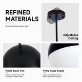 Modern European furniture - Mid-Century Modern Black Pendant Lights (2) |- www.oroa.com