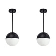 Modern European furniture - Mid-Century Modern Black Pendant Lights (2) |- www.oroa.com