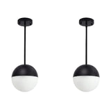 Modern European furniture - Mid-Century Modern Black Pendant Lights (2) |- www.oroa.com