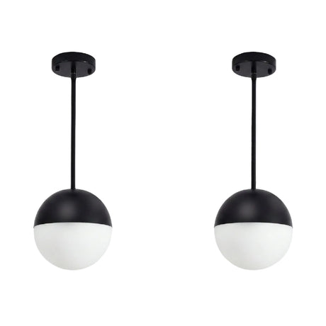 Modern European furniture - Mid-Century Modern Black Pendant Lights (2) |- www.oroa.com