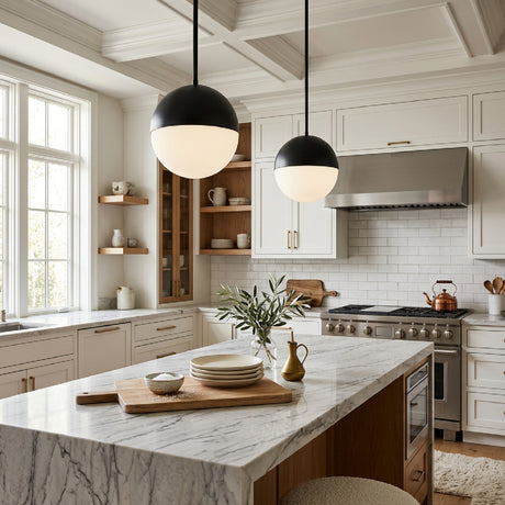 Modern European furniture - Mid-Century Modern Black Pendant Lights (2) |- www.oroa.com