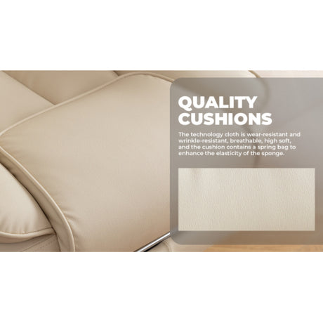 Modern European furniture - Beige Executive Leather Office Chair - www.oroa.com