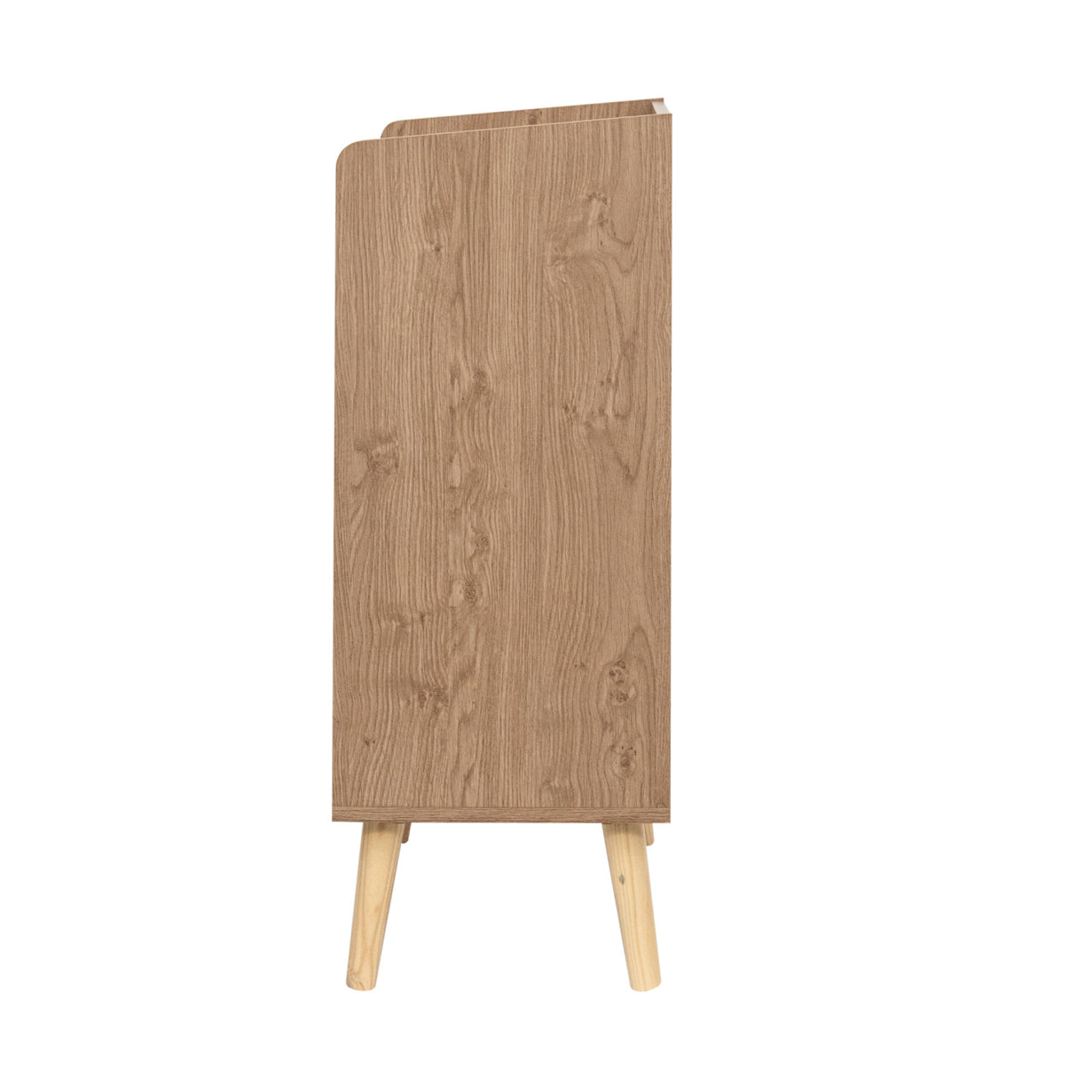 Natural 2 Doors Farmhouse Buffet Cabinet | OROA