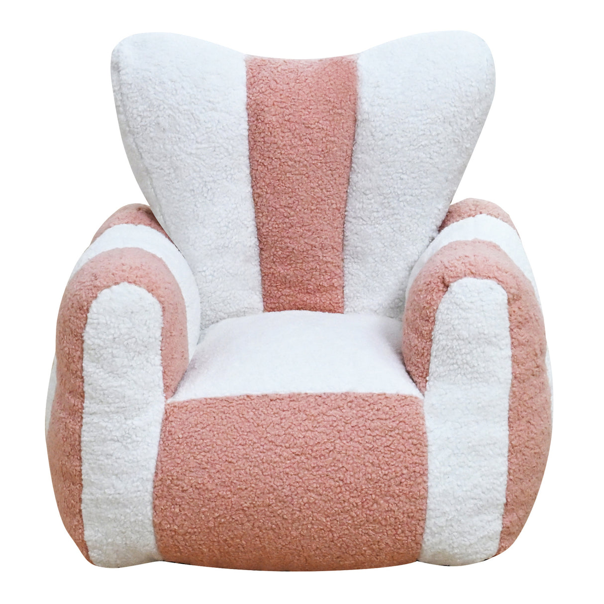 Kids Teddy Bean Bag Chair with Heart-Shaped Backrest | OROA Kids