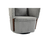 Mid-Century Upholstered Swivel Chair | OROA