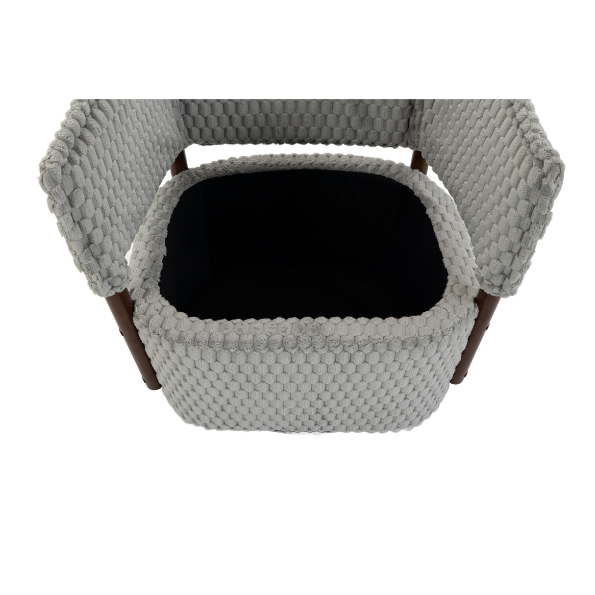 Mid-Century Upholstered Swivel Chair | OROA