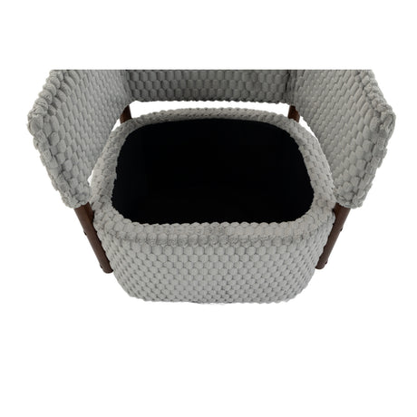 Mid-Century Upholstered Swivel Chair | OROA