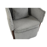 Mid-Century Upholstered Swivel Chair | OROA