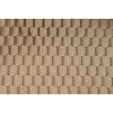 Brown Mid-Century Upholstered Swivel Chair | OROA