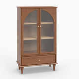 Modern European furniture - Vintage Farmhouse Glass Display Cabinet - www.oroa.com