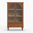 Modern European furniture - Vintage Farmhouse Glass Display Cabinet - www.oroa.com