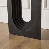 Black Loopback Console Table | OROA