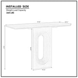 Black Loopback Console Table | OROA