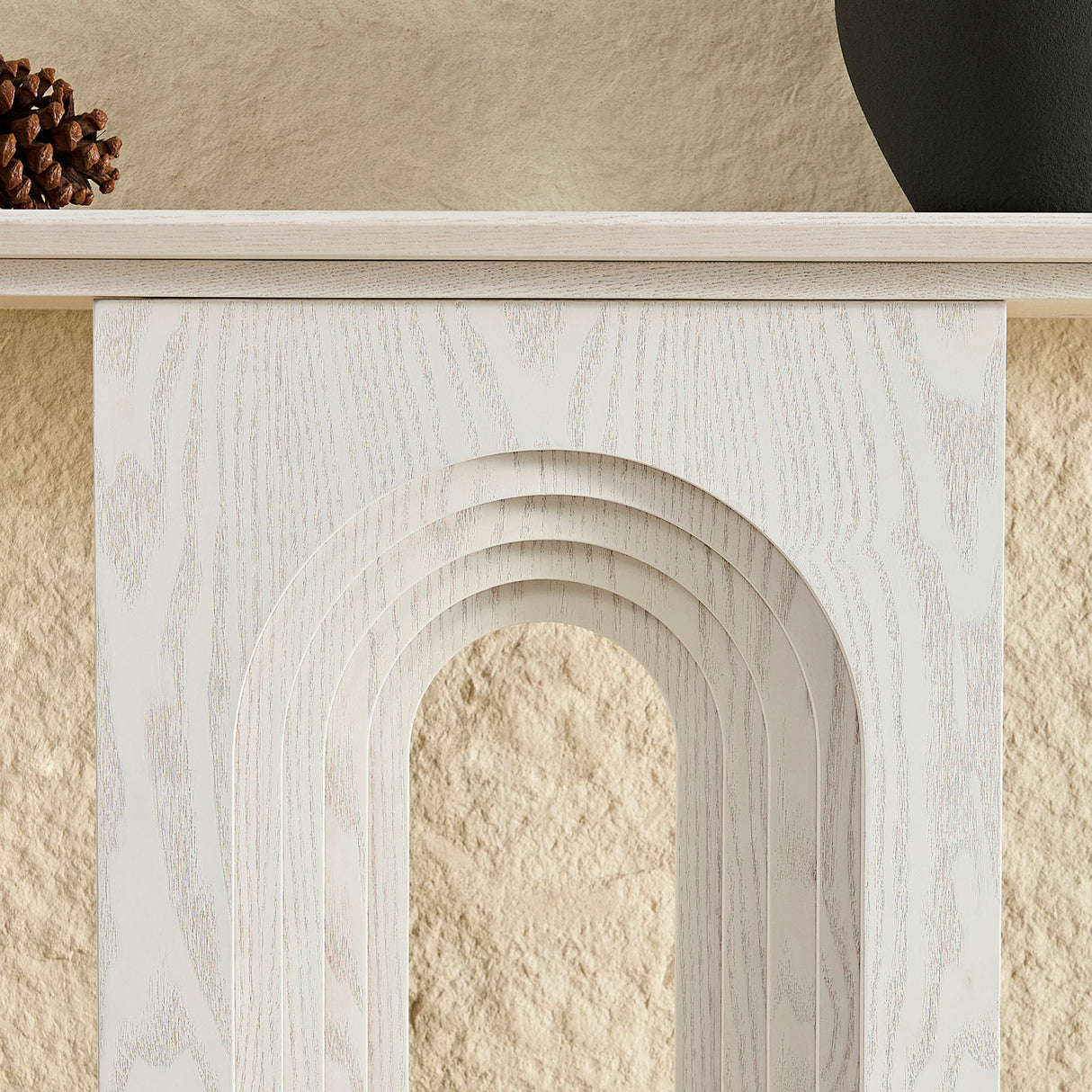 Unique Loopback Wood Console Table | OROA