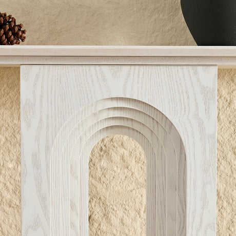 Unique Loopback Wood Console Table | OROA