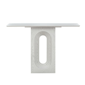 Modern European furniture - Unique Loopback Wood Console Table - www.oroa.com