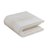 Modern European furniture - Beige Travertine Look Coffee Table - www.oroa.com