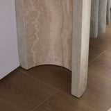 Modern European furniture - Marble Look Console Table - www.oroa.com