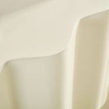 Modern Wavy Fiberglass Console Table | OROA
