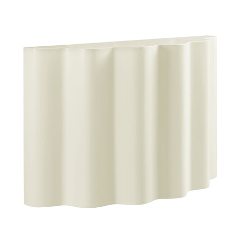 Modern Wavy Fiberglass Console Table | OROA