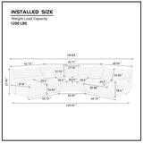 Curved Sectional Sofa | OROA