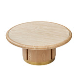 Round Pedestal Base Coffee Table | OROA