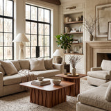Modern European furniture - Wavy Fluted Nesting Coffee Tables (2) - www.oroa.com