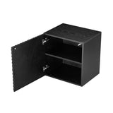 Black Wooden Nightstand Set (2) | OROA