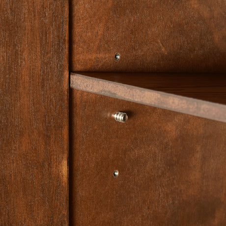 Modern European furniture - Geometric Embossed Relief Nightstand - www.oroa.com
