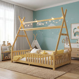 Twin House Bed with Light | OROA Kids