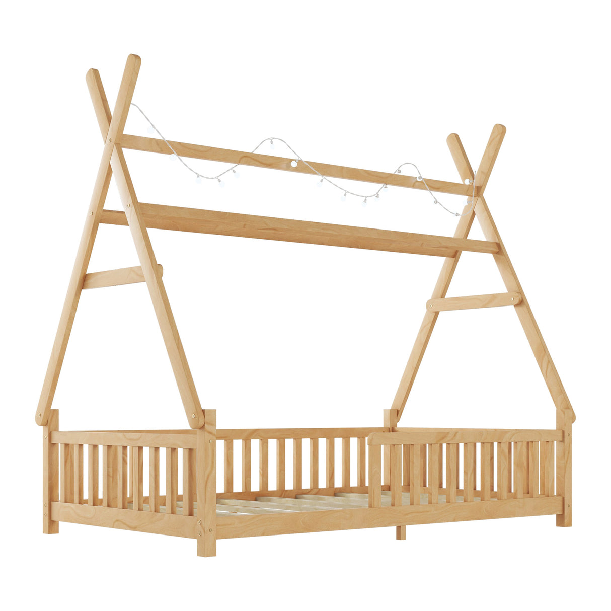 Twin House Bed with Light | OROA Kids