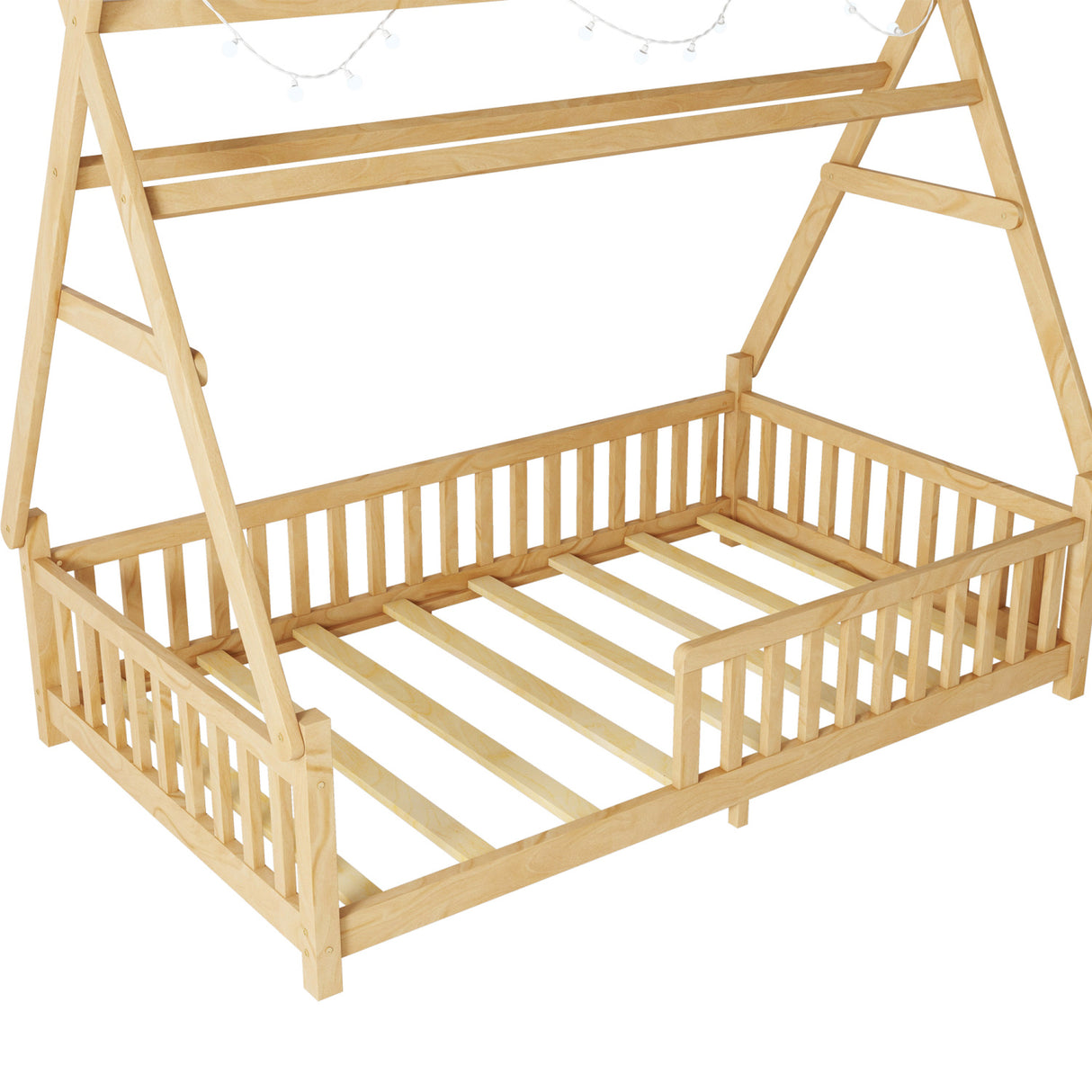 Twin House Bed with Light | OROA Kids