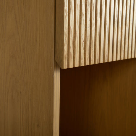 Golden Oak Bathroom Wall Mounted Cabinet | OROA