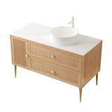 Light Oak Bathroom Vanity Cabinet | OROA