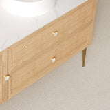 Light Oak Bathroom Vanity Cabinet | OROA