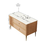 Light Oak Bathroom Vanity Cabinet | OROA